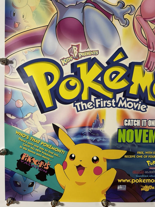 Pokémon: The First Movie - Original Movie Poster - 1999 - Rolled DS