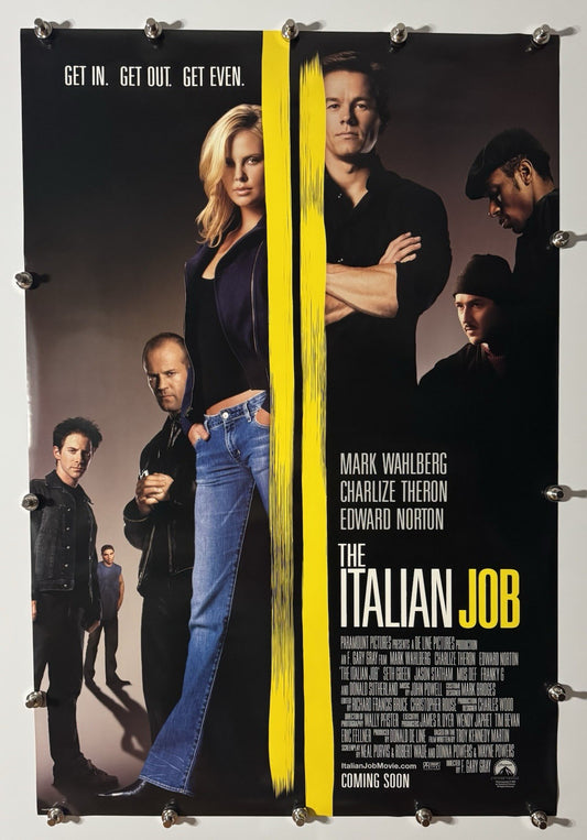 Italian Job - Original Movie Poster - 2003 - Rolled DS