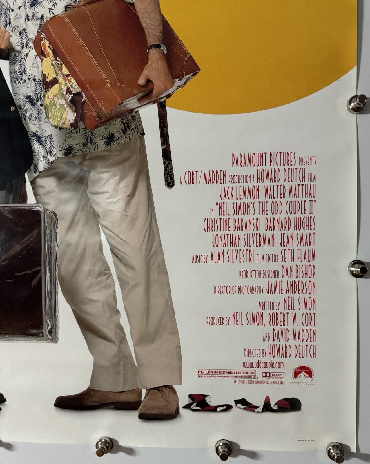 Odd Couple II - Original Movie Poster - 1998 - Rolled SS