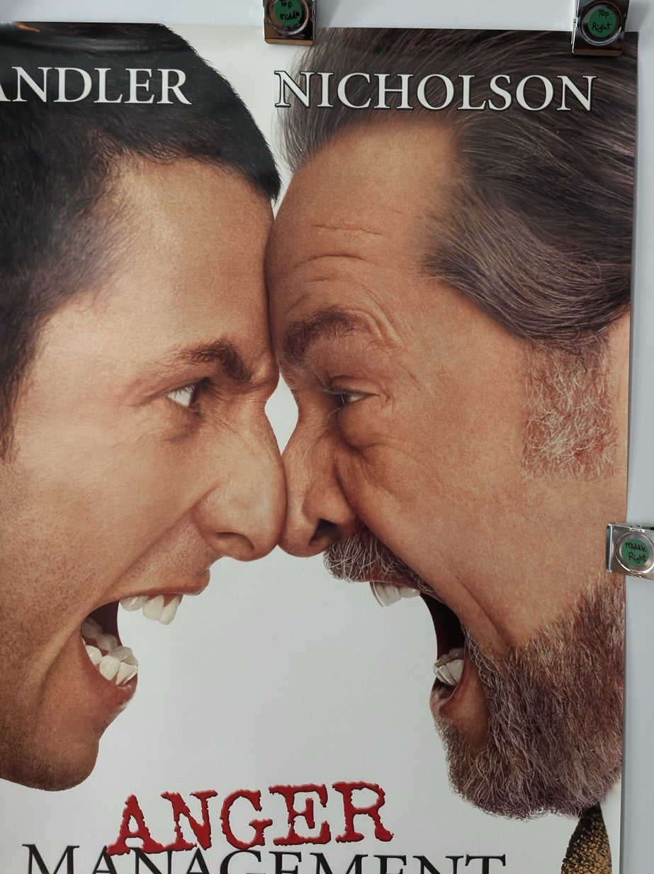 Anger Management - Original Movie Poster - 2003 - Rolled DS