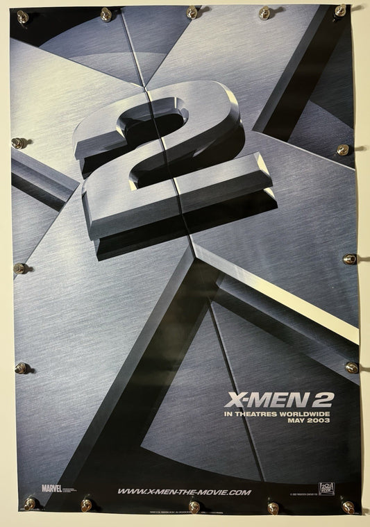 X-Men 2 - Original Movie Poster - 2003 - Rolled DS