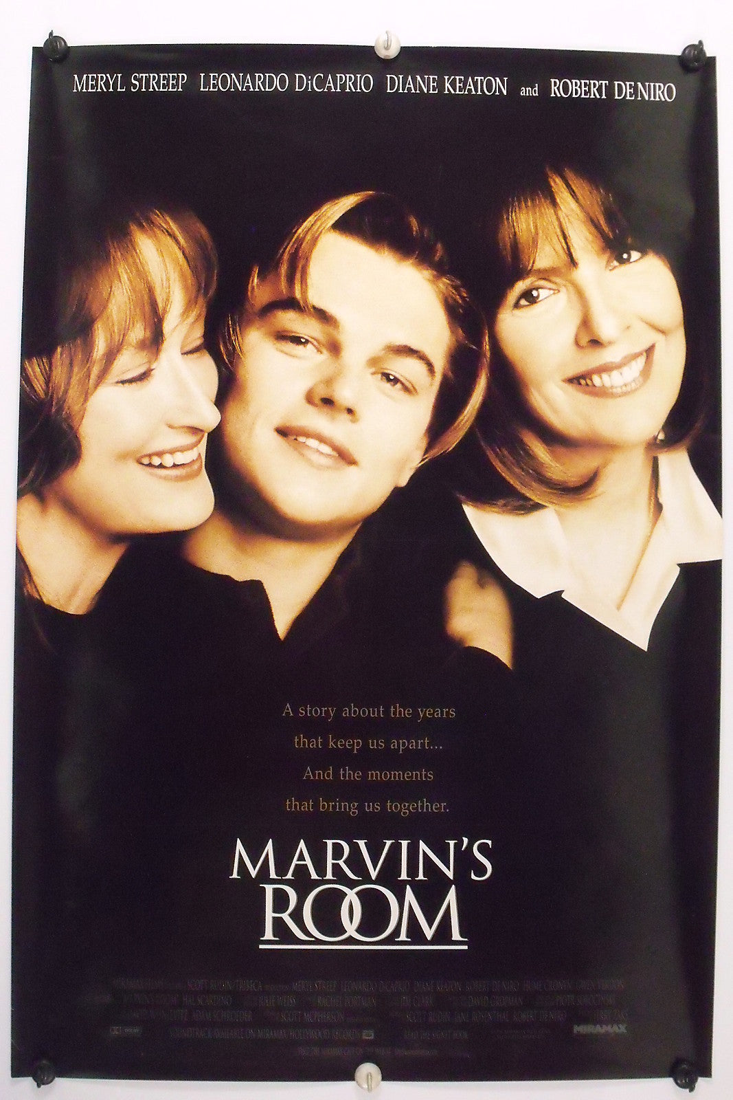 MARVIN'S ROOM - Leonardo DiCaprio - Original Movie Poster - 1996 Rolled SS C9