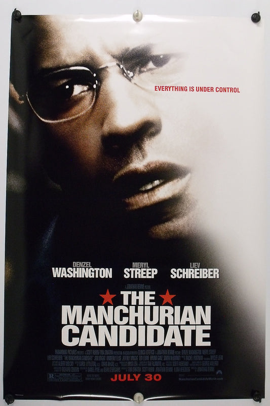 The MANCHURIAN CANDIDATE - Original Movie Poster - 2004  Rolled DS "B" C9/C10