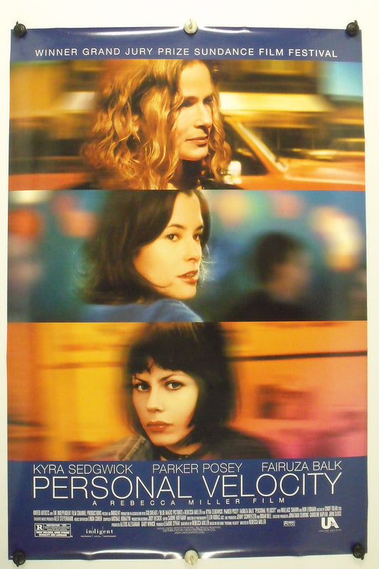 PERSONAL VELOCITY - Kyra Sedgwick - Original Movie Poster 2002  Rolled DS C9/C10