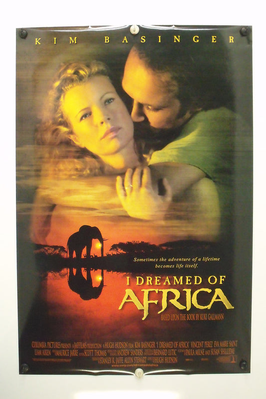 I DREAMED OF AFRICA - Kim Basinger - Original Movie Poster - 2000  Rolled DS C9