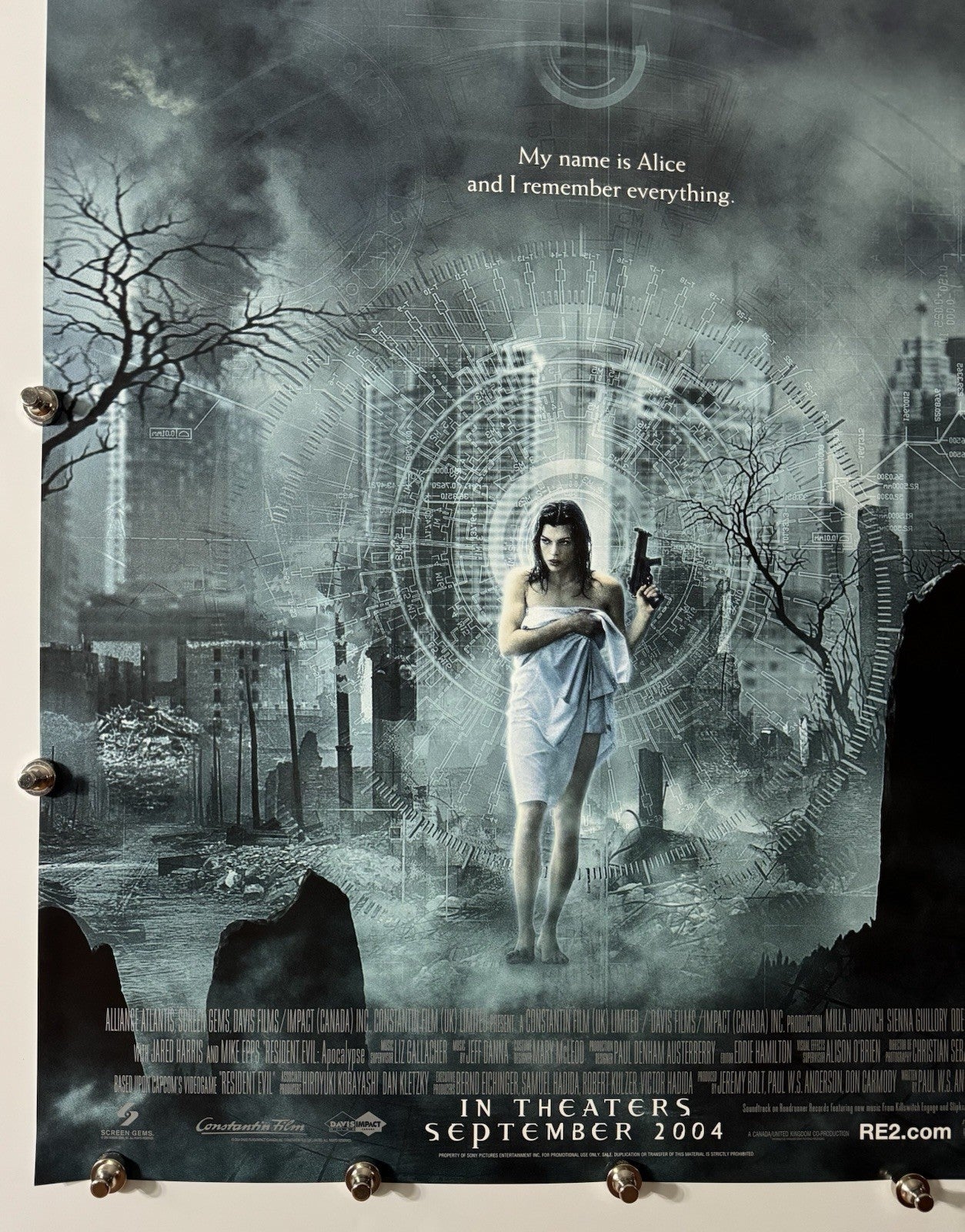 Resident Evil: Apocalypse - Original Movie Poster - 2004 - Rolled SS