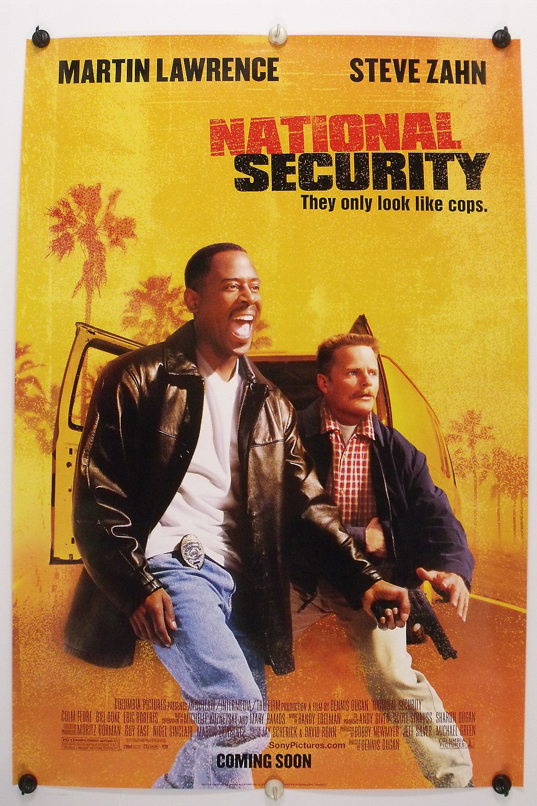 NATIONAL SECURITY - Martin Lawrence - Original Movie Poster - 2003 Rolled DS C9