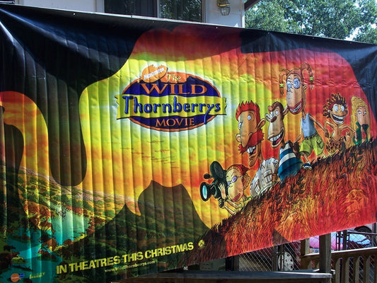 The WILD THORNBERRYS - Flea - Original Movie Banner - 2002 DS C8 (14' x 6')