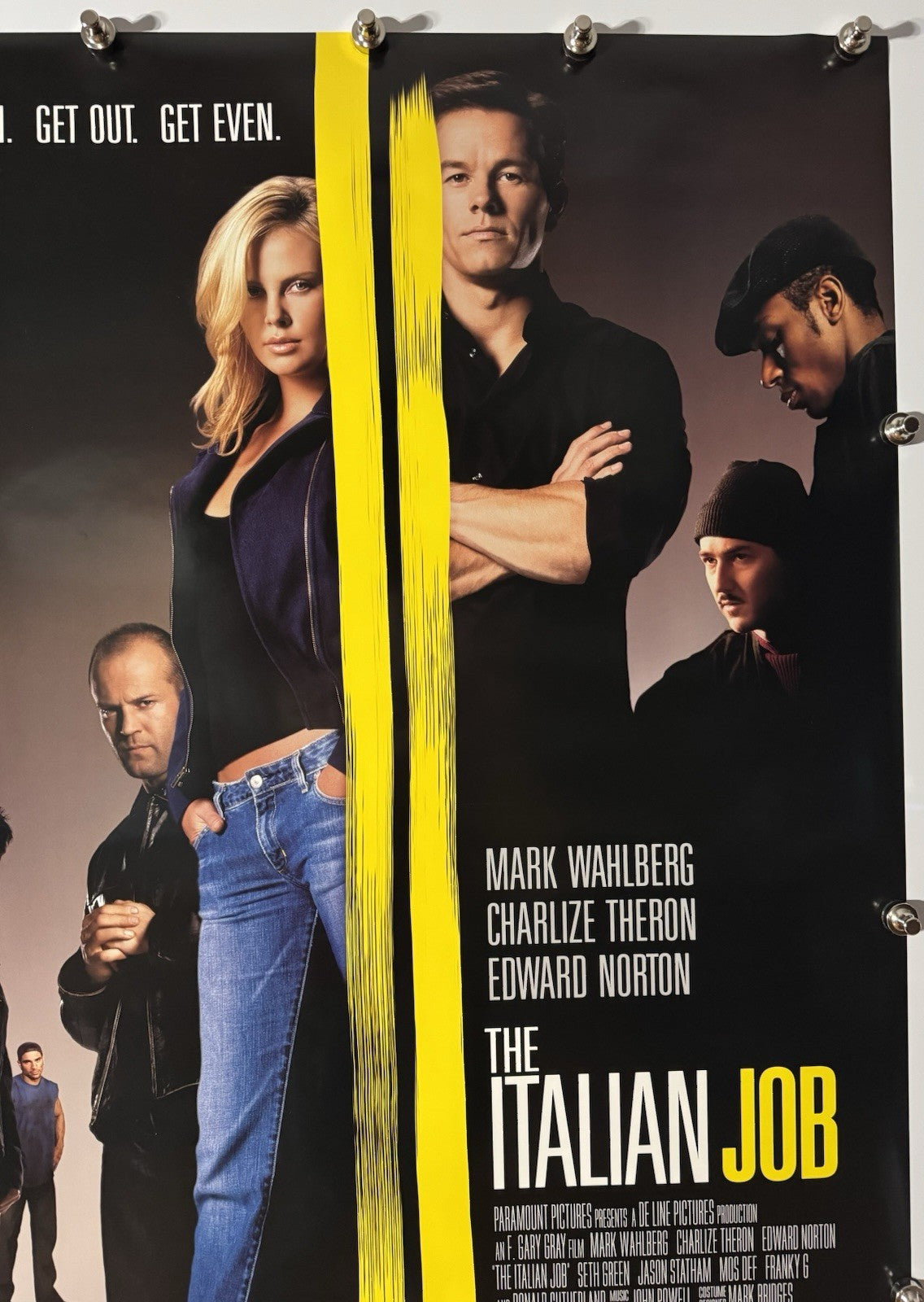 Italian Job - Original Movie Poster - 2003 - Rolled DS