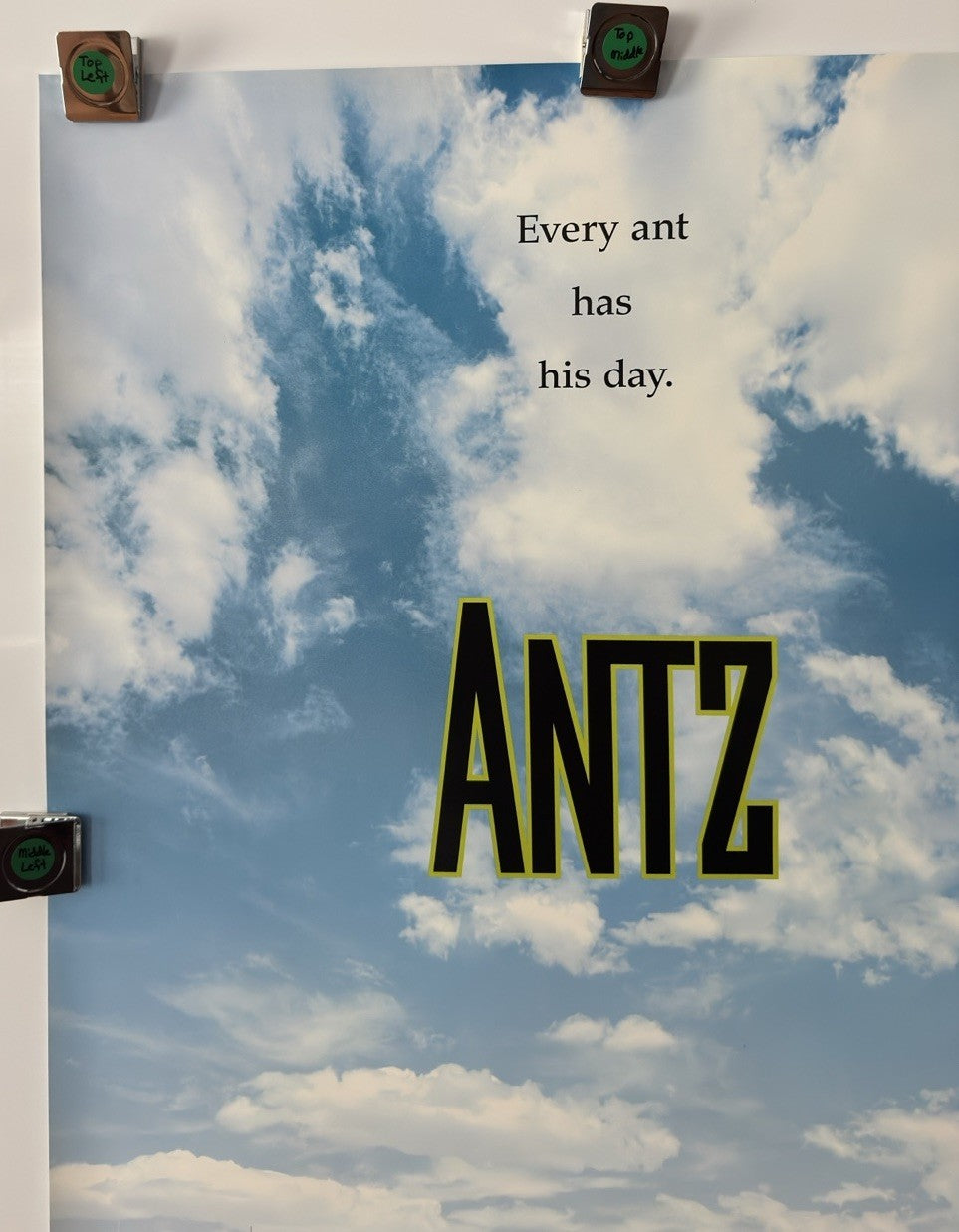 ANTZ - Original Movie Poster - 1998 - Rolled SS