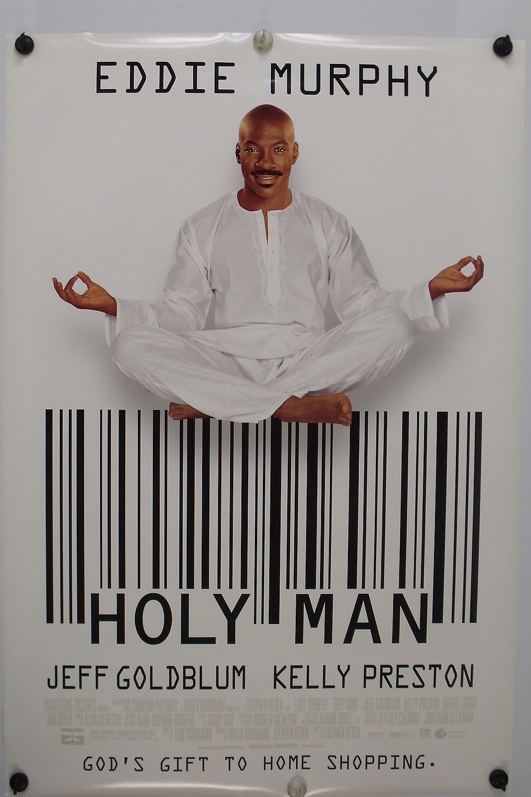 HOLY MAN -  Eddie Murphy - Original Movie Poster - 1998 Rolled DS C9