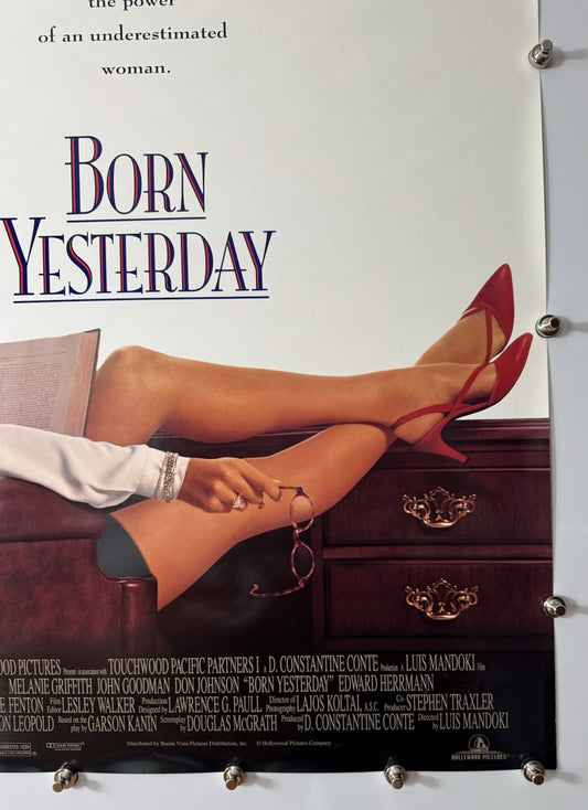 Born Yesterday - Original Movie Poster - 1993 - Rolled DS