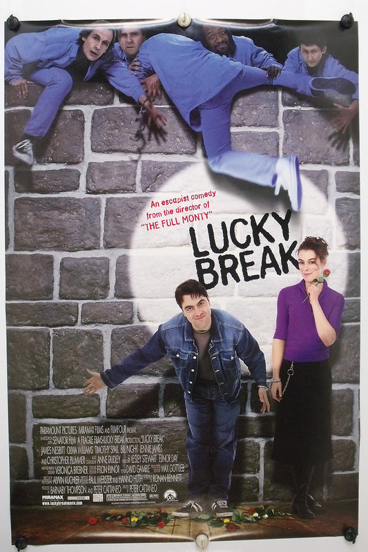 LUCKY BREAK - Ron Cook - Original Movie Poster - 2001  Rolled DS C9