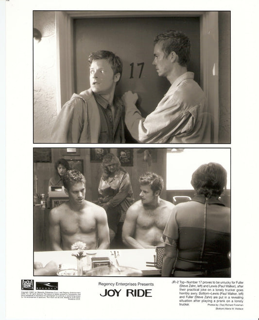 JOY RIDE - Paul Walker & Steve Zahnr - 2001 Original Movie Still