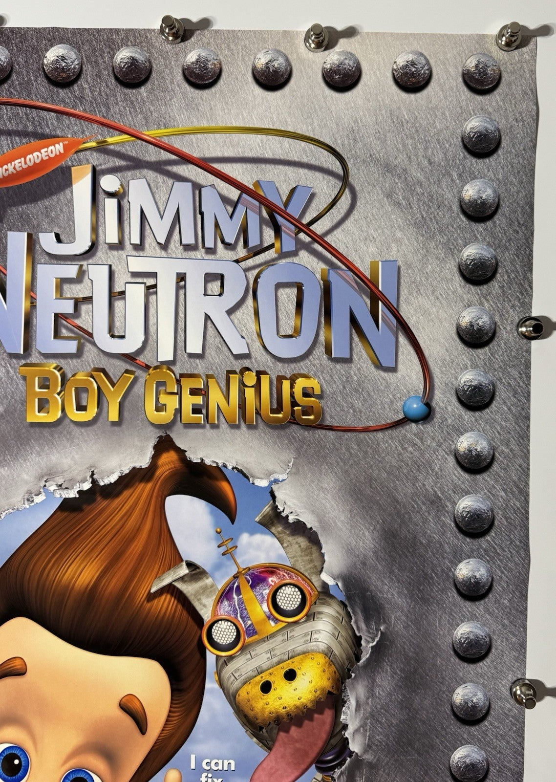 Jimmy Neutron: Boy Genius (A) - Original Movie Poster - 2001 - Rolled DS