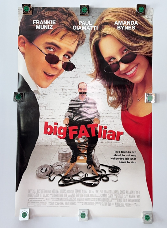 BIG FAT LIAR Orig. DS 2001 27x40 Movie Poster- Paul Giamatti Amanda Bynes