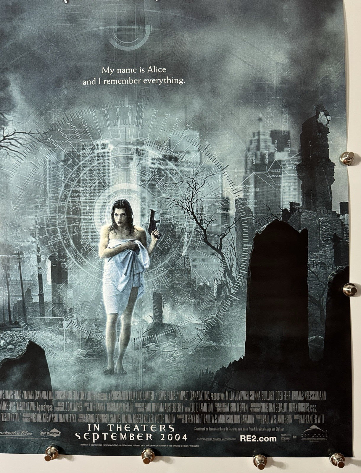Resident Evil: Apocalypse - Original Movie Poster - 2004 - Rolled SS