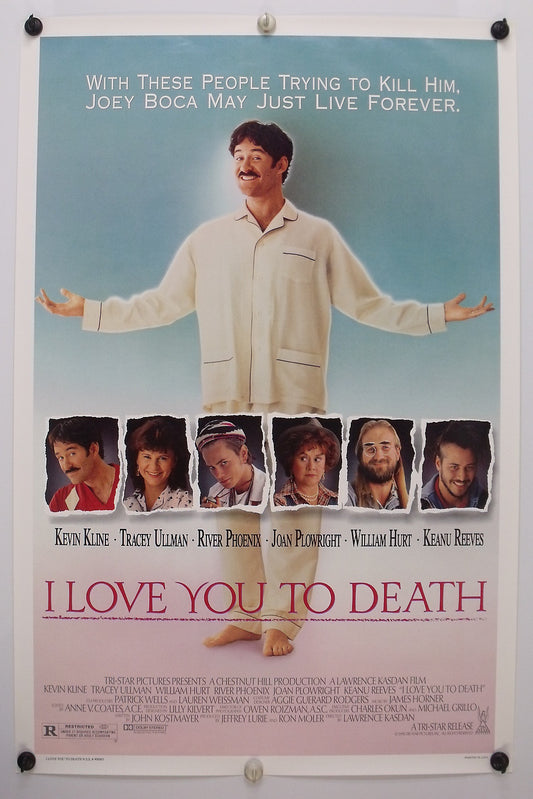 I LOVE YOU TO DEATH - River Phoenix - Original NSS Movie Poster Rolled SS C8/C9