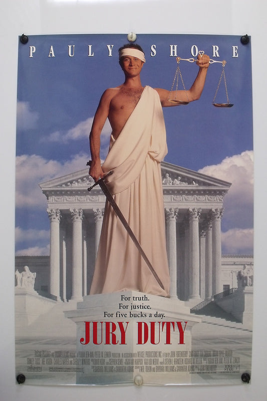 JURY DUTY - Pauly Shore - Original Movie Poster - 1995 Rolled DS C9