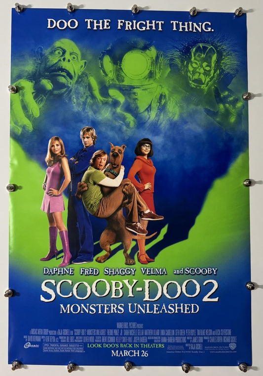 Scooby-Doo 2 (B) - Original Movie Poster - 2004 - Rolled DS