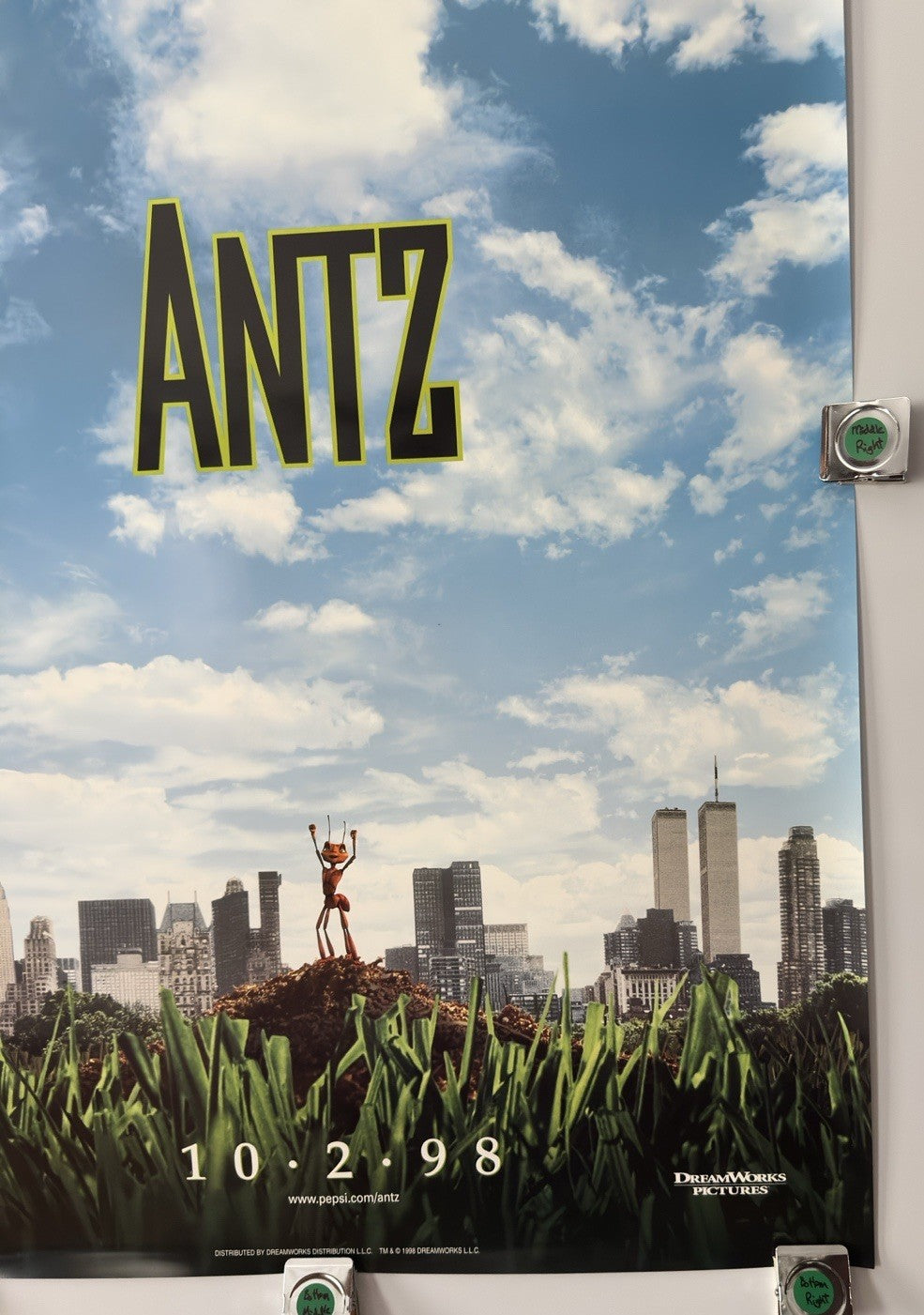ANTZ - Original Movie Poster - 1998 - Rolled SS