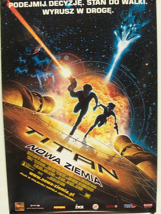 TITAN A.E. - Polish version - SS - 1Sh -  26 X 39 - New - ROLLED