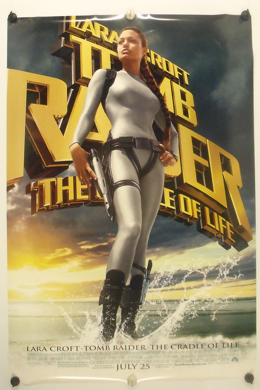 (2) LARA CROFT TOMB RAIDER TCOL - Original Movie Posters  2003 Rolled DS C9/C10