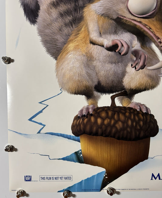 Ice Age - Original Movie Poster - 2001 - Rolled DS