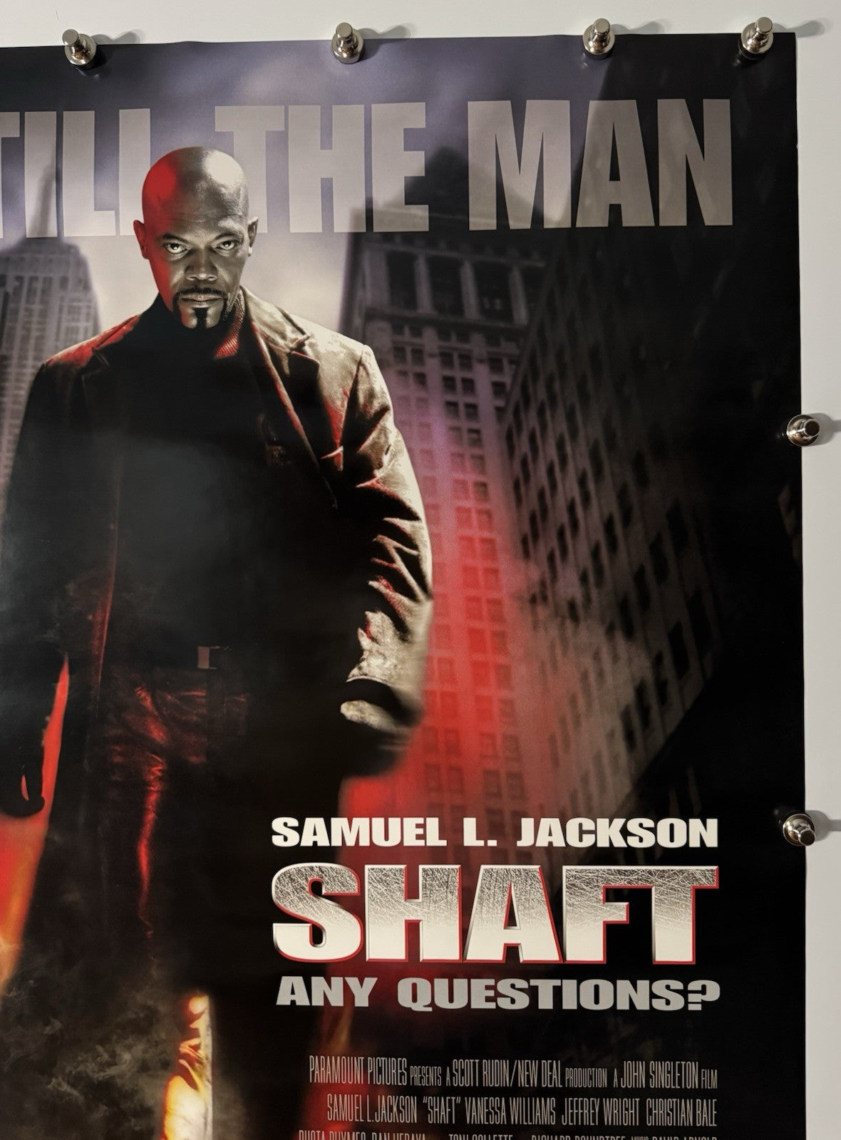 Shaft - Original Movie Poster - 2000 - Rolled DS