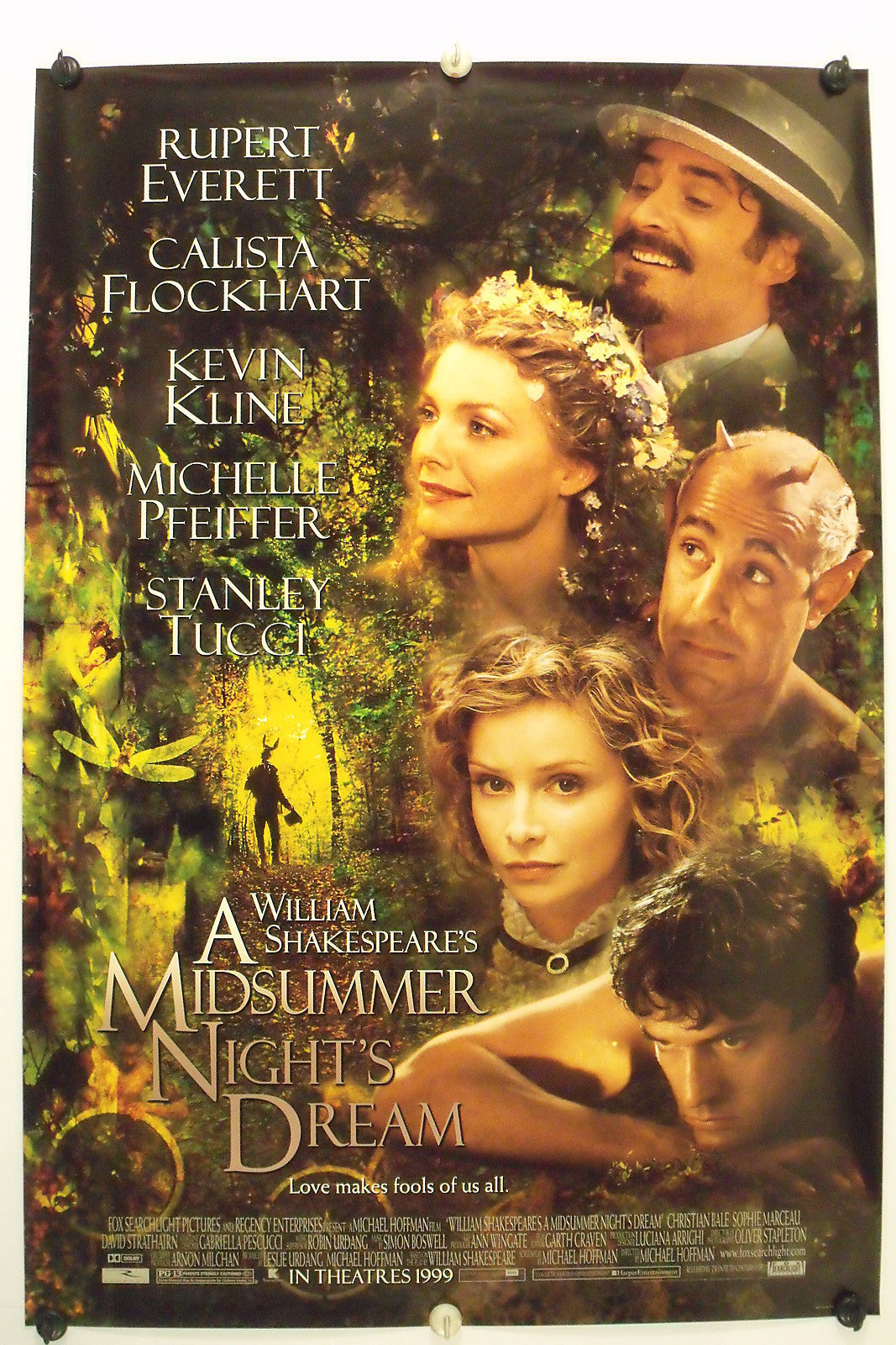 A MIDSUMMER NIGHTS DREAM - Original Movie Poster - 1999  Rolled SS C9/C10