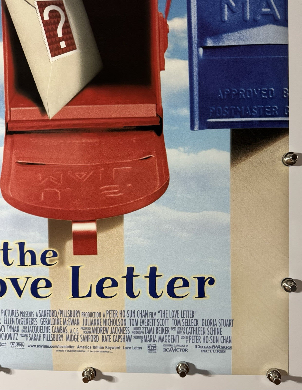 Love Letter - Original Movie Poster - 1998 - Rolled DS