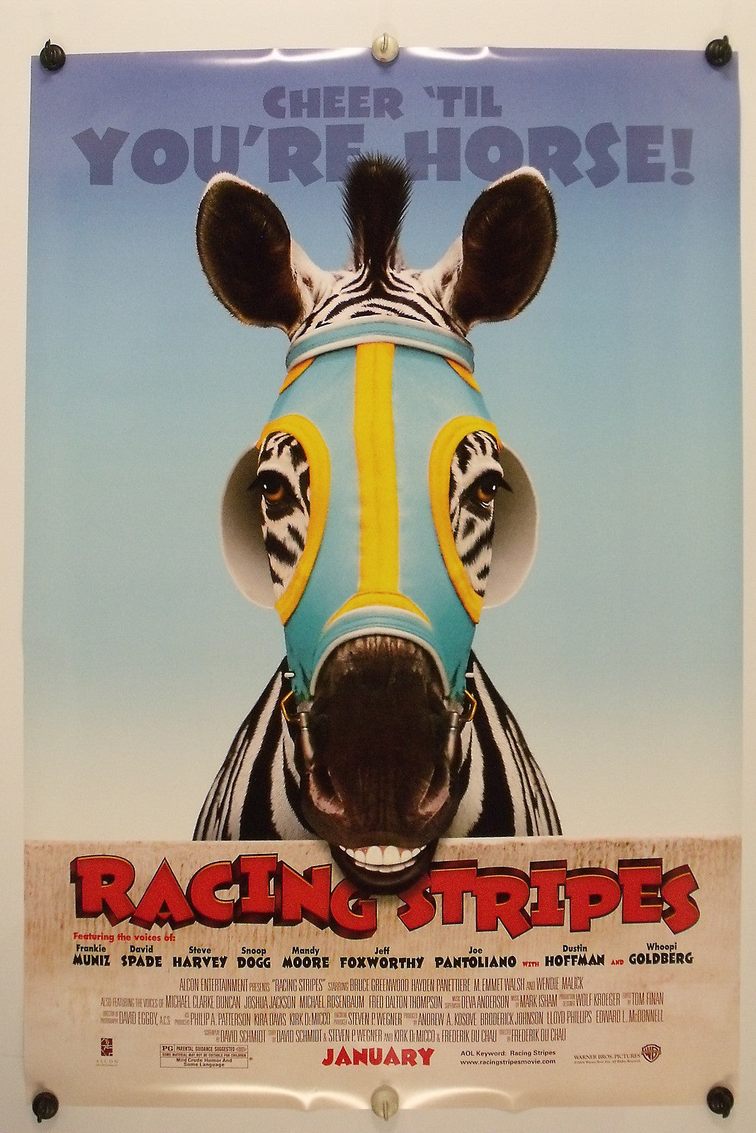 RACING STRIPES - Snoop Dogg - Original Movie Poster - 2005  Rolled DS C9/C10