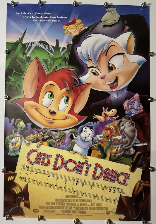 Cats Don`t Dance - Original Movie Poster - 1997 - Rolled DS