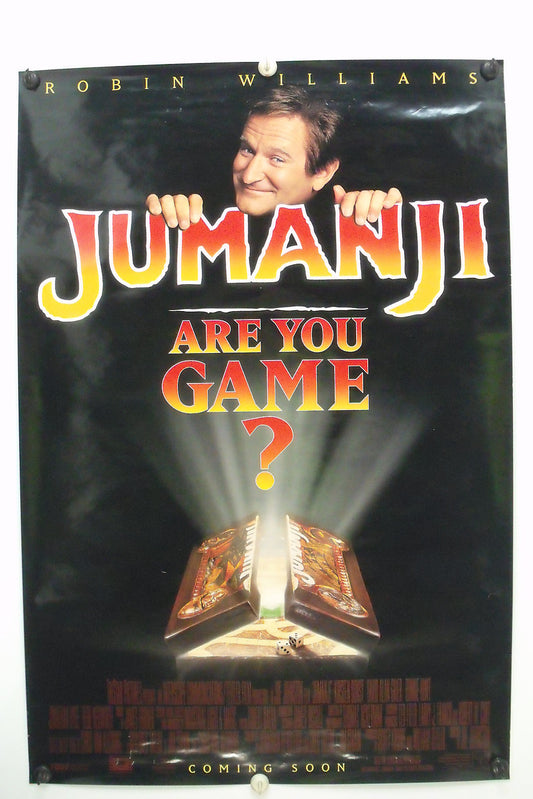 JUMANJI - Robin Williams - Original Movie Poster - 1995 Rolled SS C8/C9