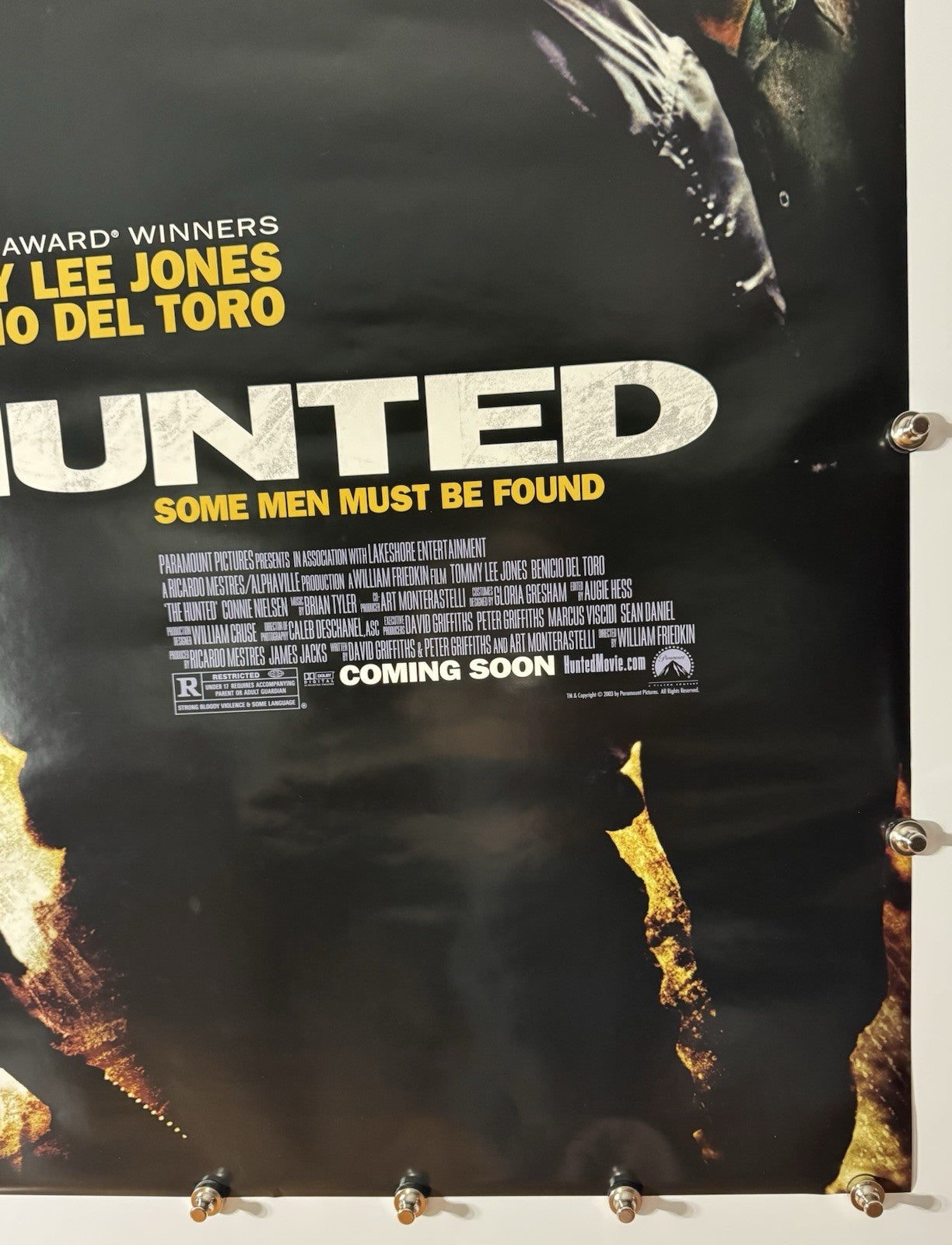 Hunted - Original Movie Poster - 2003 - Rolled DS