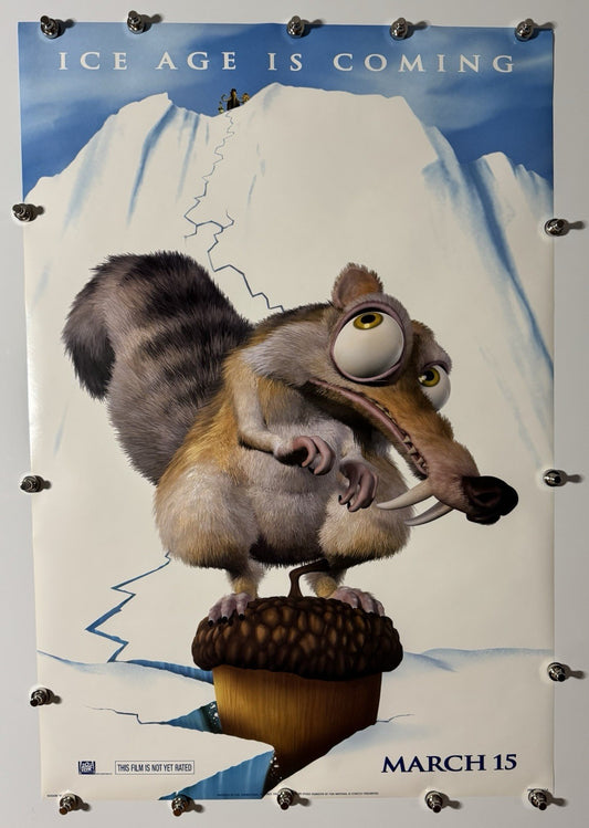 Ice Age - Original Movie Poster - 2001 - Rolled DS