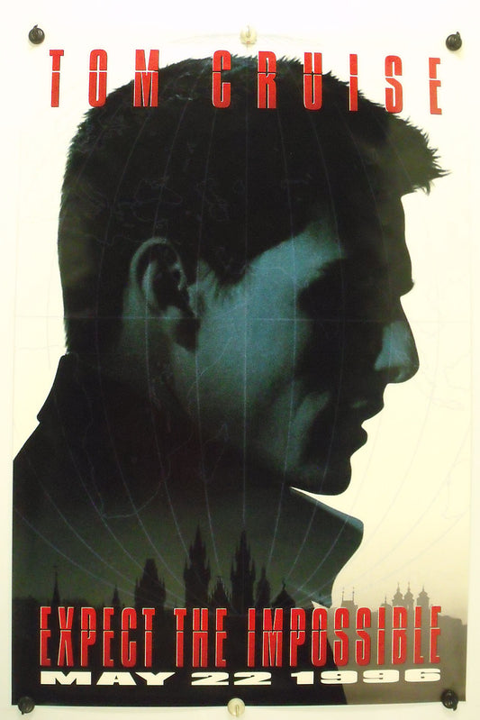 MISSION IMPOSSIBLE - Tom Cruise - Original Movie Poster - 1996  Rolled SS C9/C10