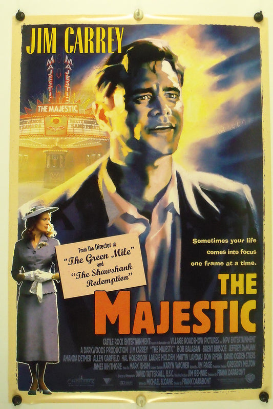 The MAJESTIC - Jim Carrey -  Original Movie Poster - 2001  Rolled DS C9/C10