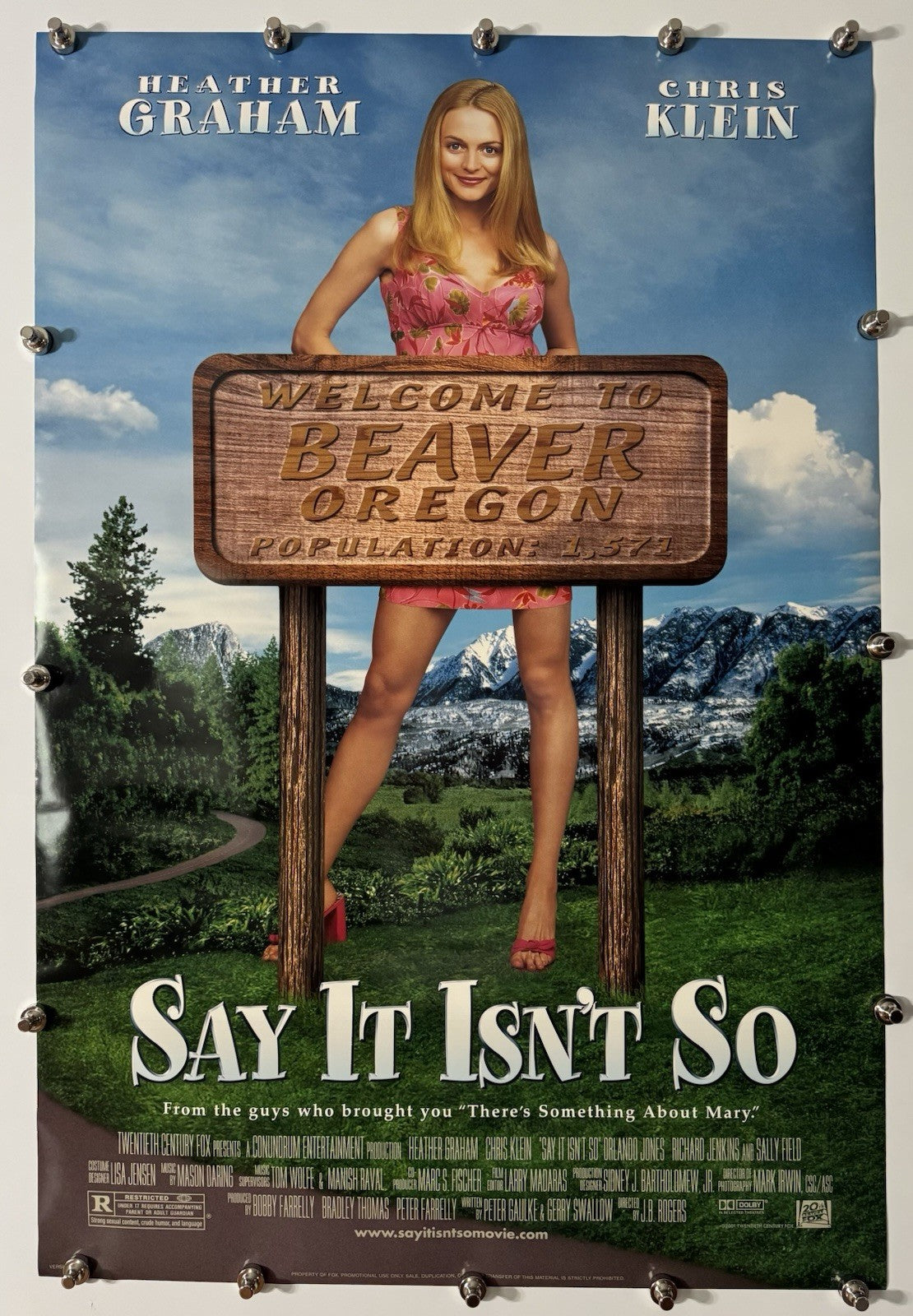 Say It Isn't So (B) - Original Movie Poster - 2001 - Rolled DS