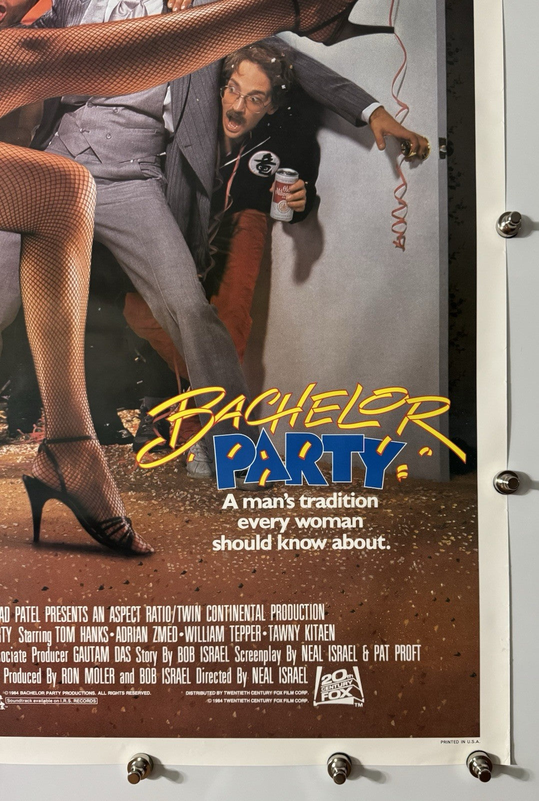 Bachelor Party -Original Movie Poster - 1984 -Rolled SS