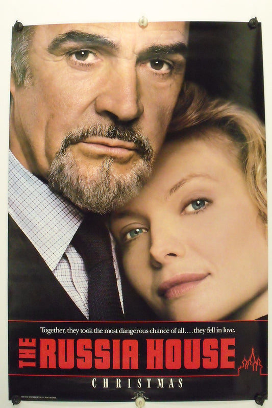 The RUSSIA HOUSE - Sean Connery - Original Movie Poster - 1990 Rolled SS C8