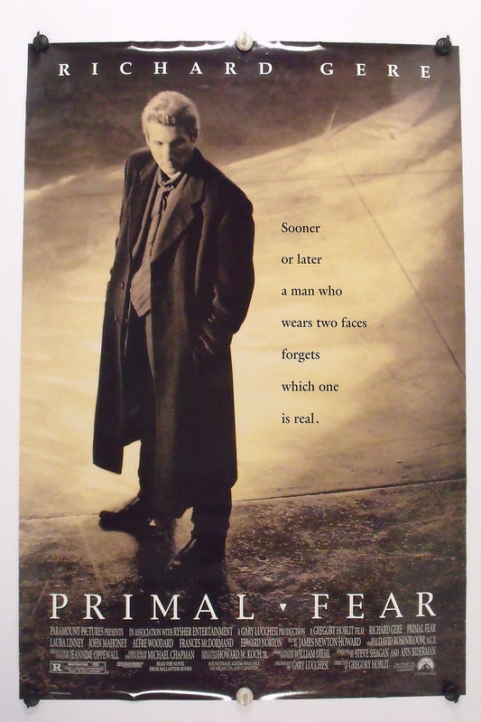 PRIMAL FEAR - Edward Norton - Original Movie Poster - 1996 Rolled DS C8