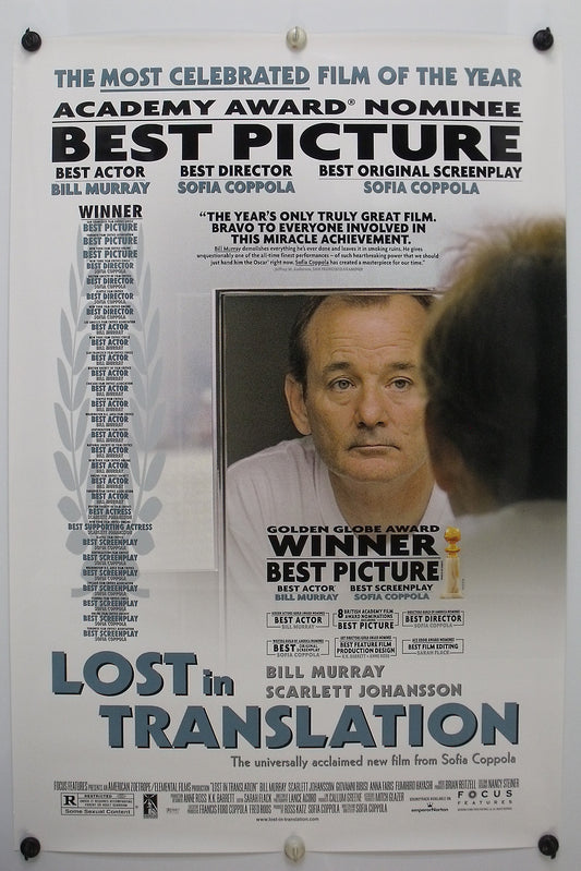 LOST IN TRANSLATION - Bill Murray - Original Movie Poster 2003  Rolled DS C8/C9