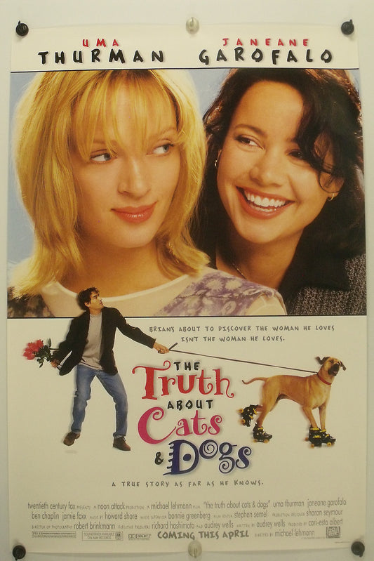 The TRUTH ABOUT CATS & DOGS - Original Movie Poster "A" - 1996 Rolled SS C9
