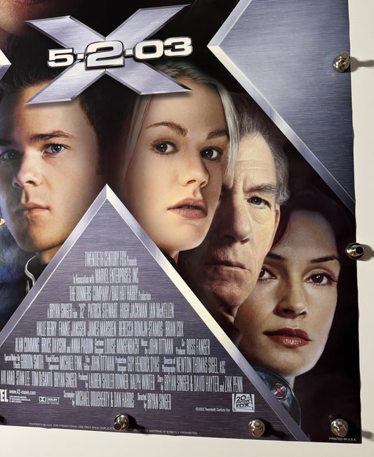 X-Men 2 - Original Movie Poster - 2003 - Rolled DS