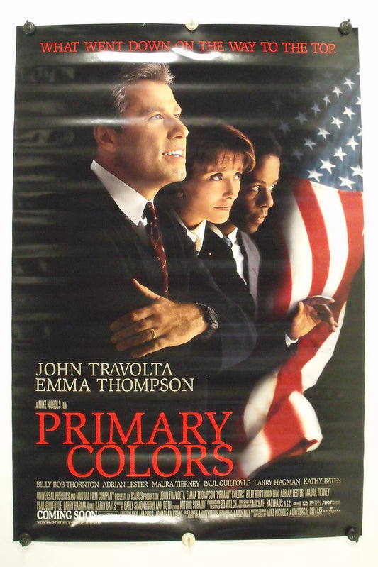 PRIMARY COLORS - John Travolta - Original Movie Poster - 1998 Rolled DS C8