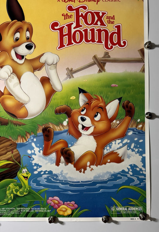 The Fox And The Hound - Original Movie Poster - 1981 - Rolled SS