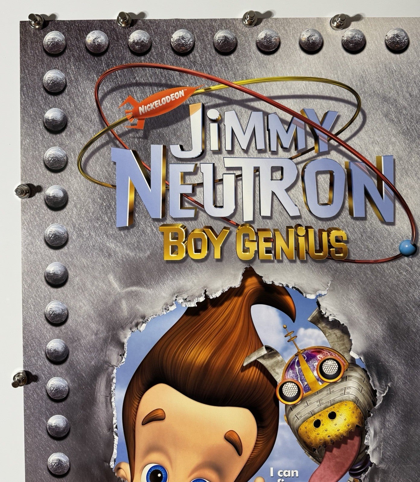 Jimmy Neutron: Boy Genius (A) - Original Movie Poster - 2001 - Rolled DS