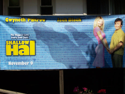 SHALLOW HAL - Jack Black - Original Movie Banner - 2001 - Rolled C9 - 10' x 4'