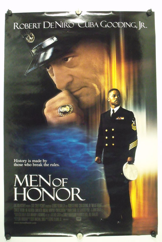 MEN of HONOR- Robert De Niro - Original Movie Poster - 2000 Rolled DS "A" C8